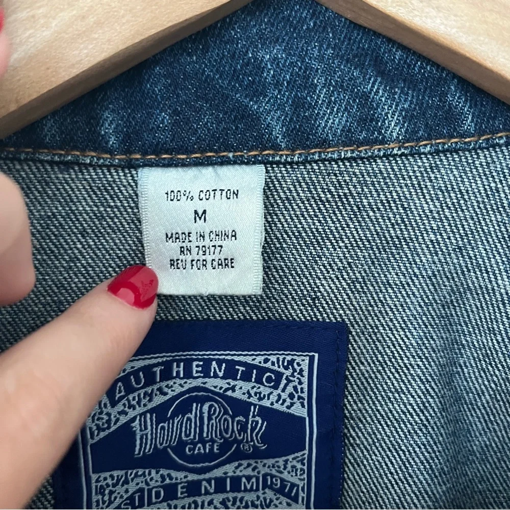 Vintage Hard Rock Cafe Denim Jacket - Picture 5 of 6